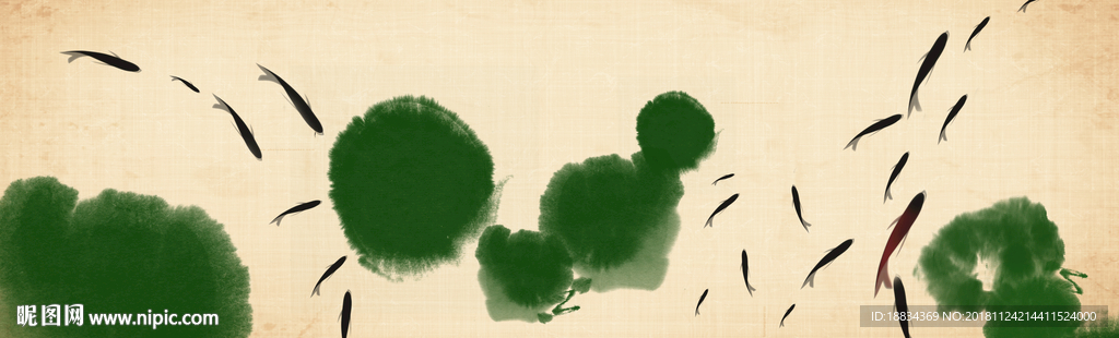 水墨荷花 新中式装饰画