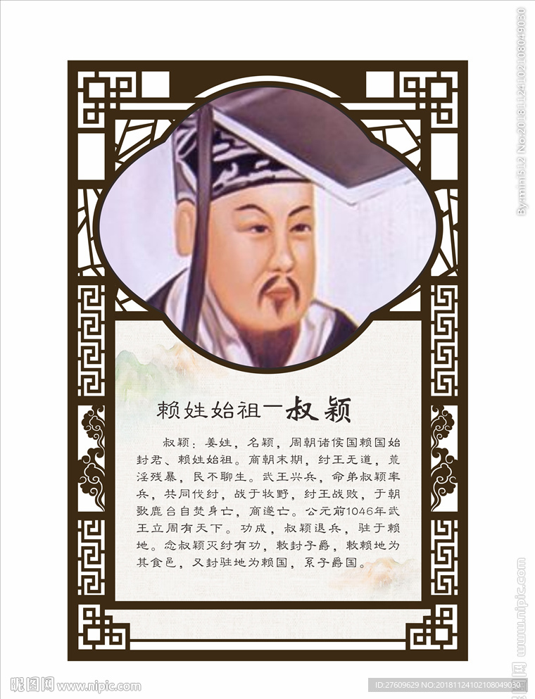 赖姓始祖-叔颖