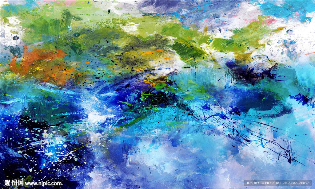 抽象油画