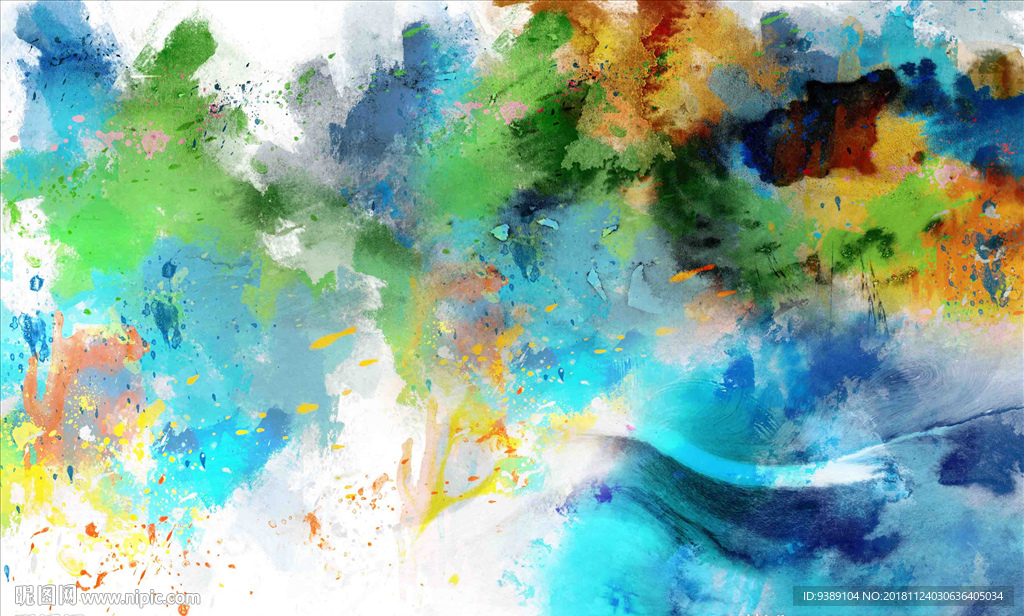 抽象油画