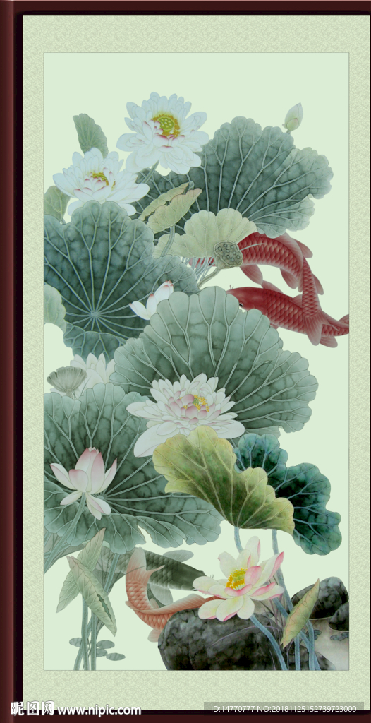 荷花图