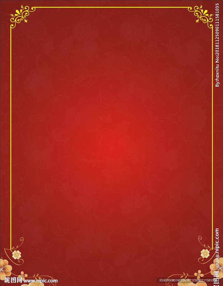 红色 金线 背景