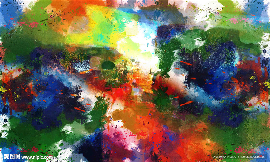 抽象油画