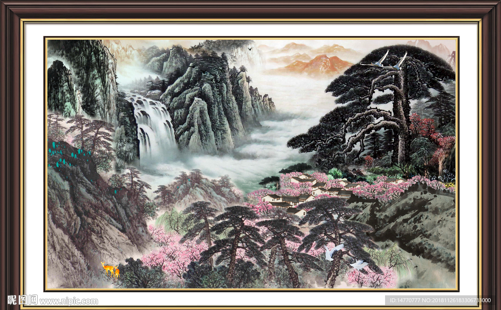 山水国画