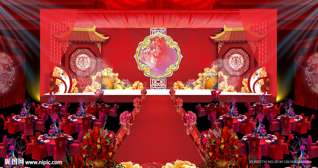 婚礼舞台背景