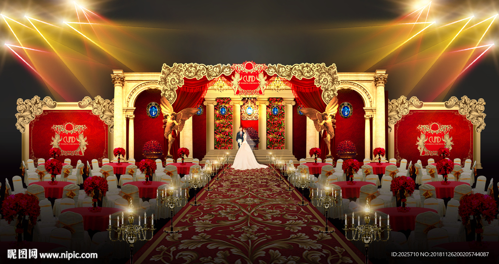 婚礼舞台背景