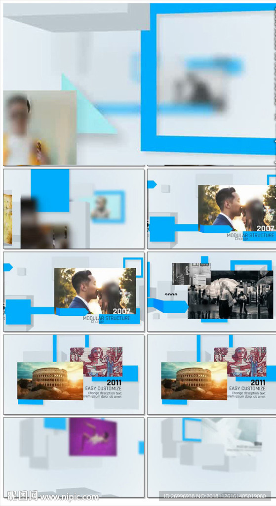 AE通用企业宣传频动态视频