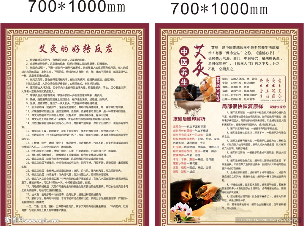 艾灸展板