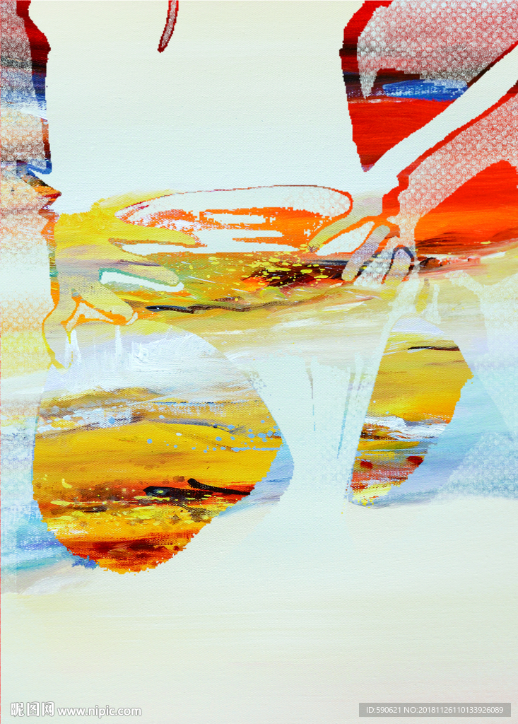 抽象油画