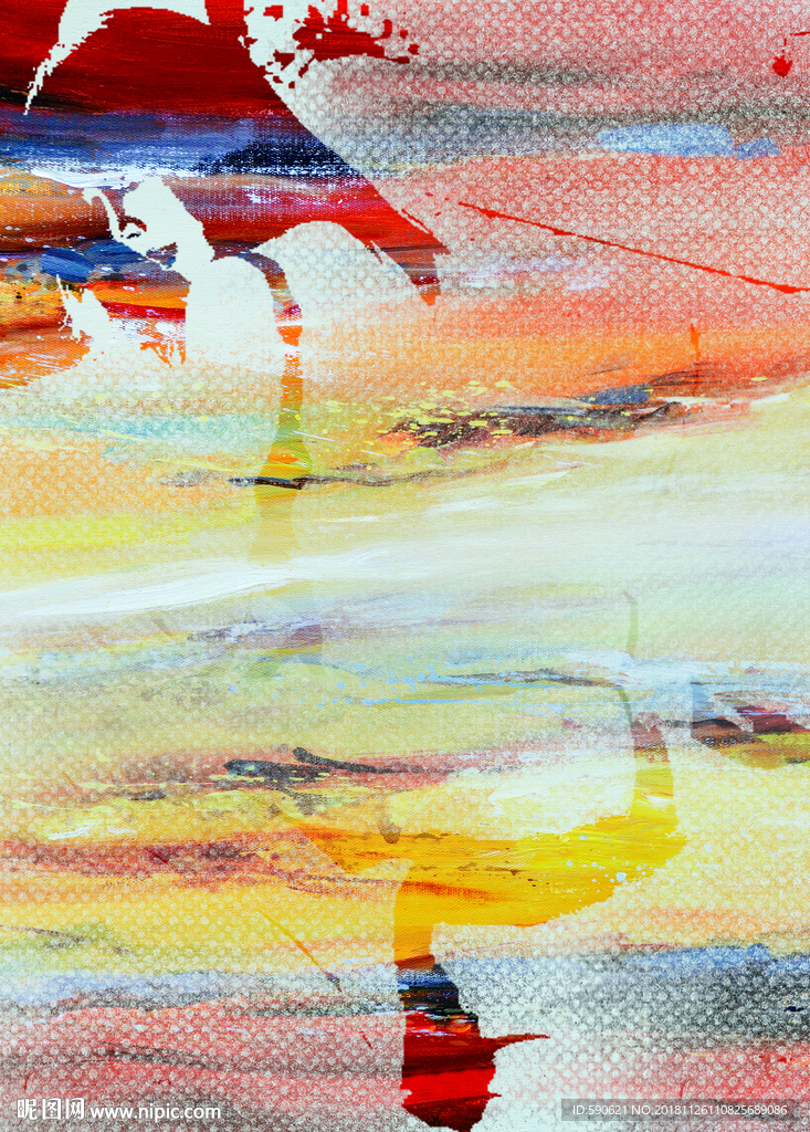 抽象油画