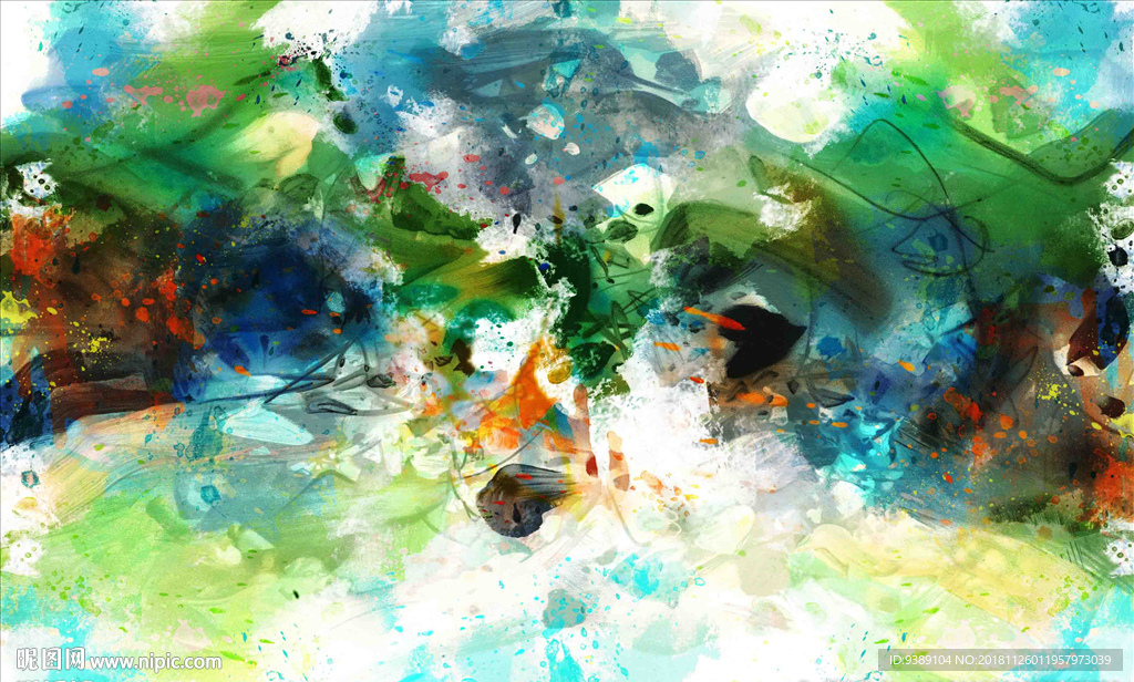抽象油画