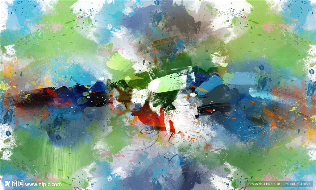 抽象油画