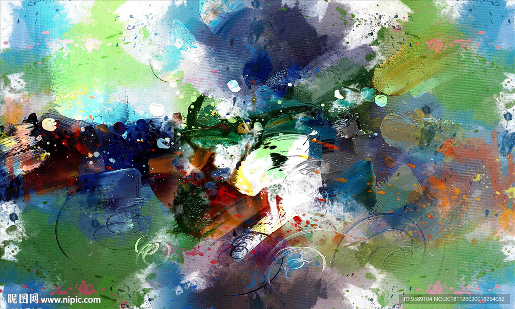 抽象油画