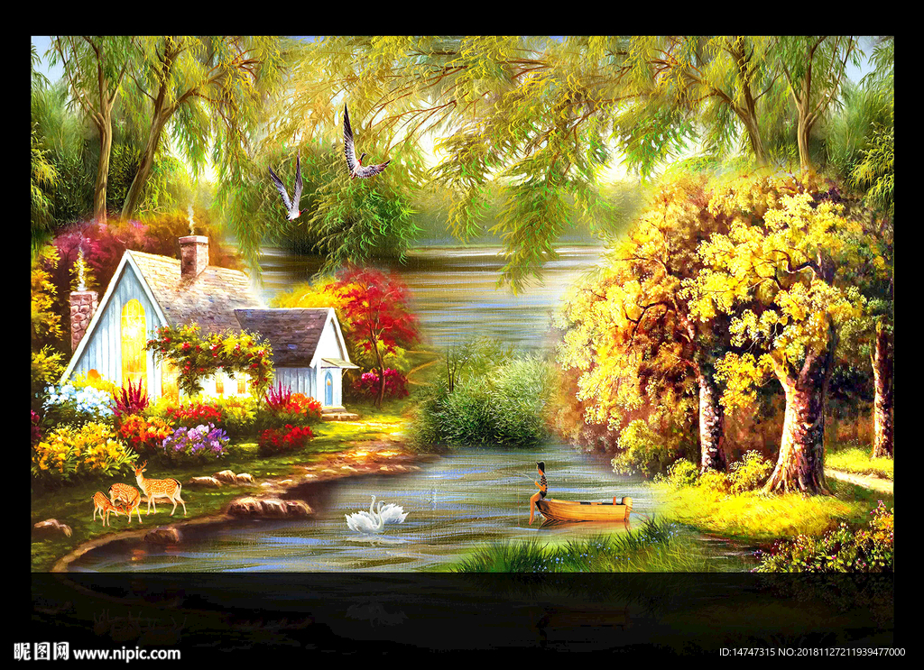 油画风景