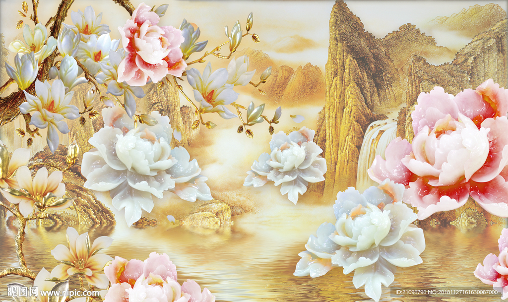 3d背景墙 电视背景 客厅背景