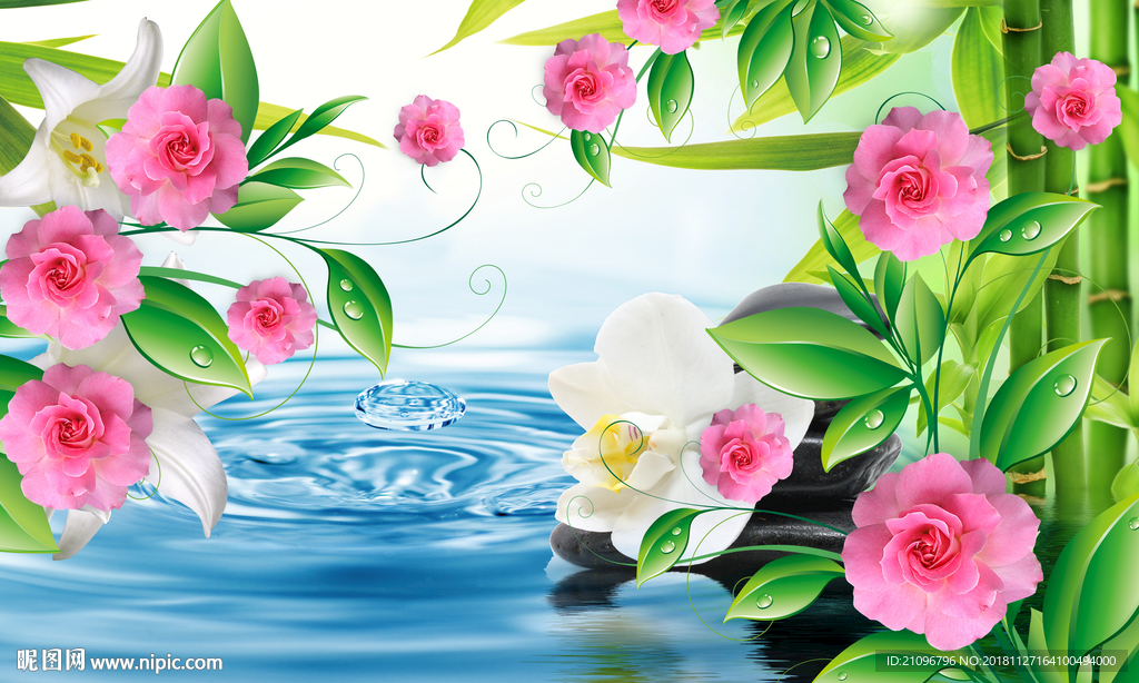 3d背景墙 电视背景 客厅背景