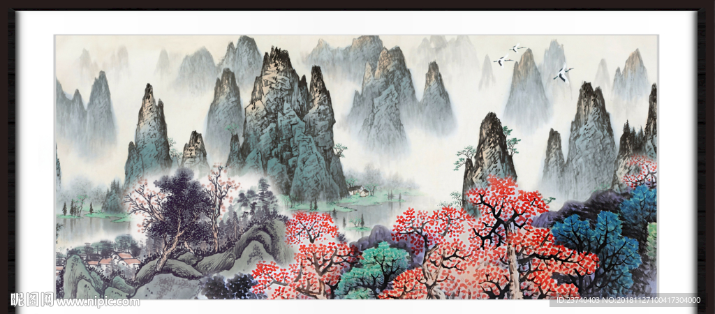 山水风景图