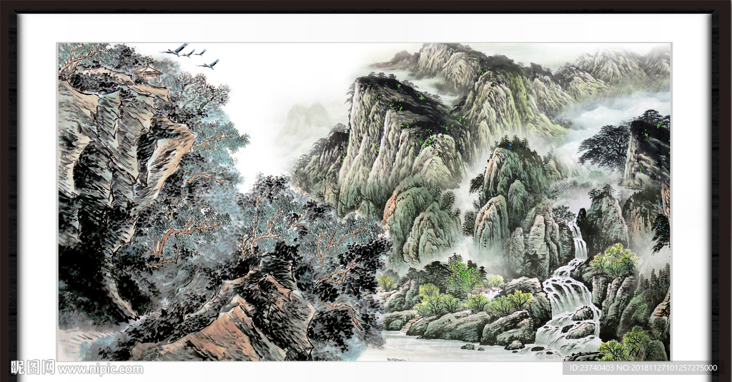 山水风景图