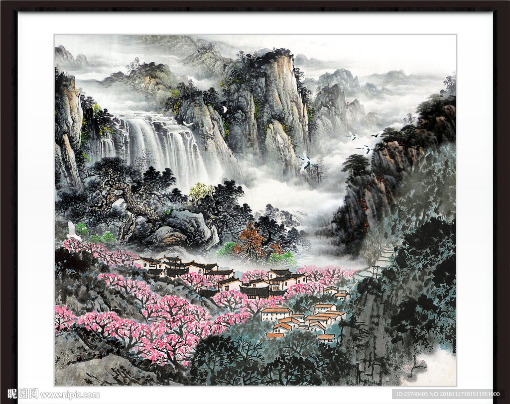 山水风景图