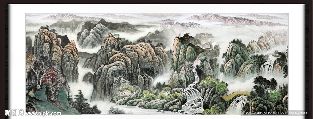 山水风景图