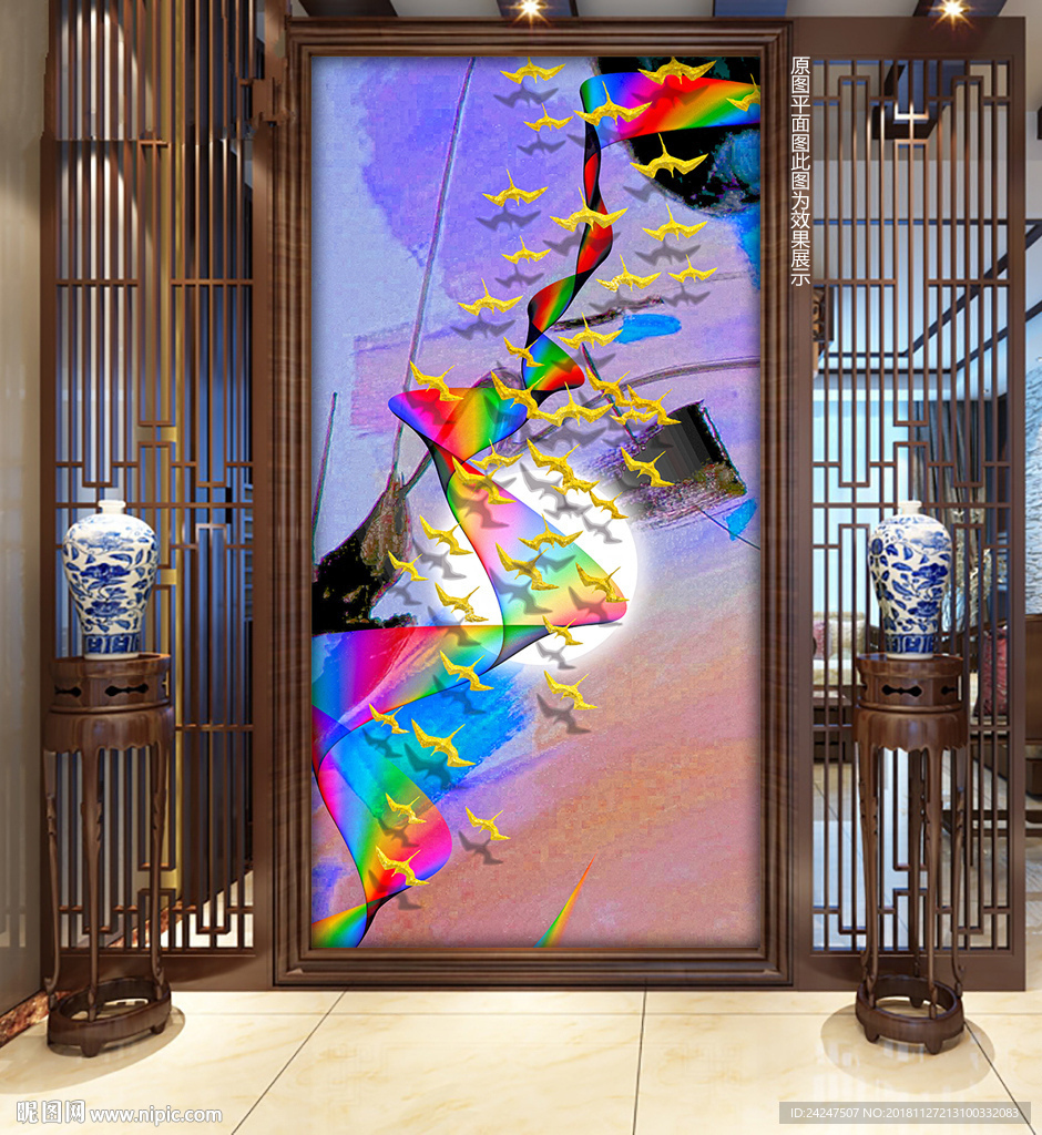 抽象水墨画