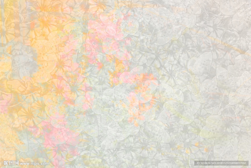 浅色系花纹背景