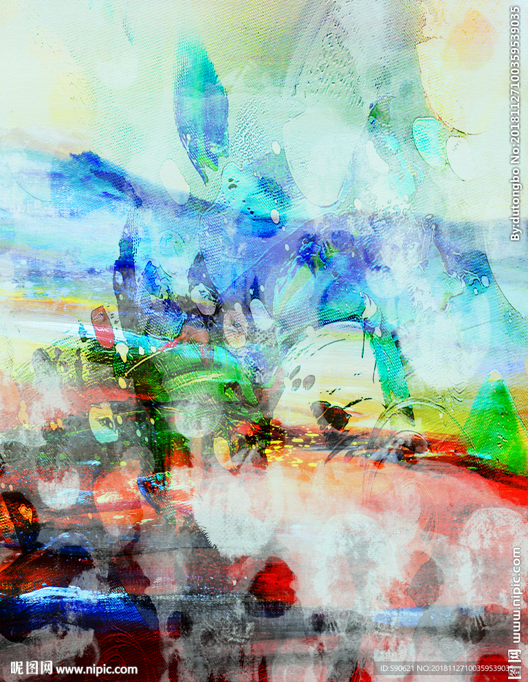抽象油画