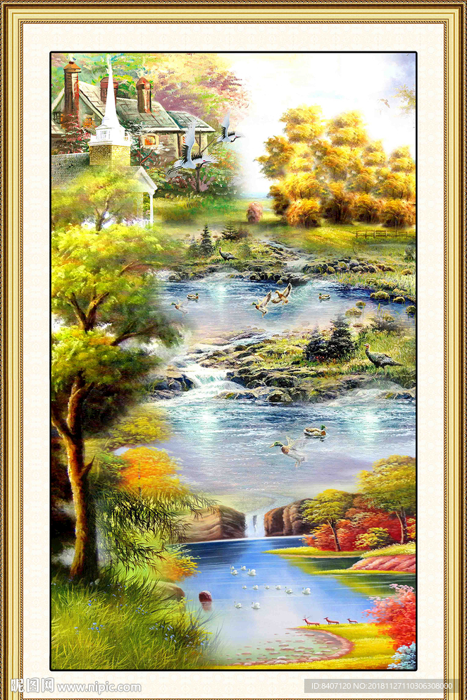 油画风景