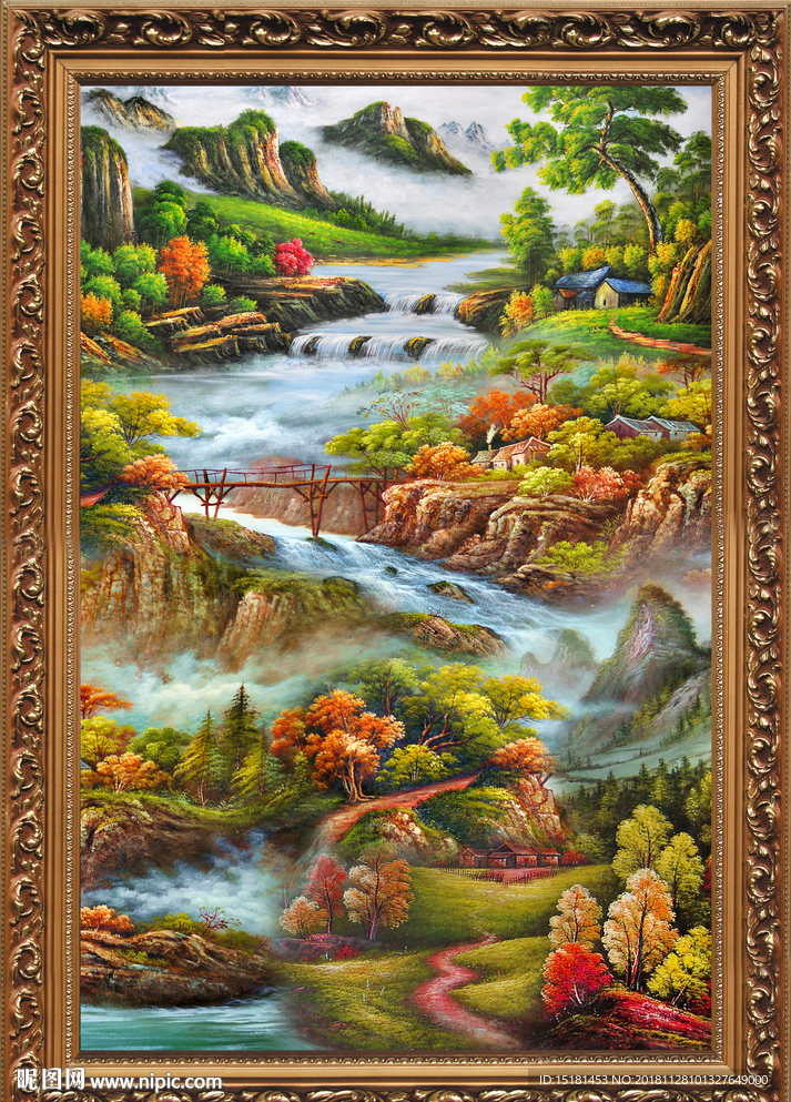 油画 油画风景