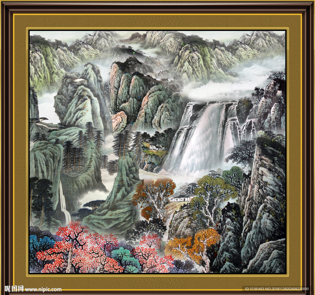 源远流长 国画 国画山水