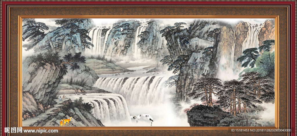 源远流长 国画 国画山水