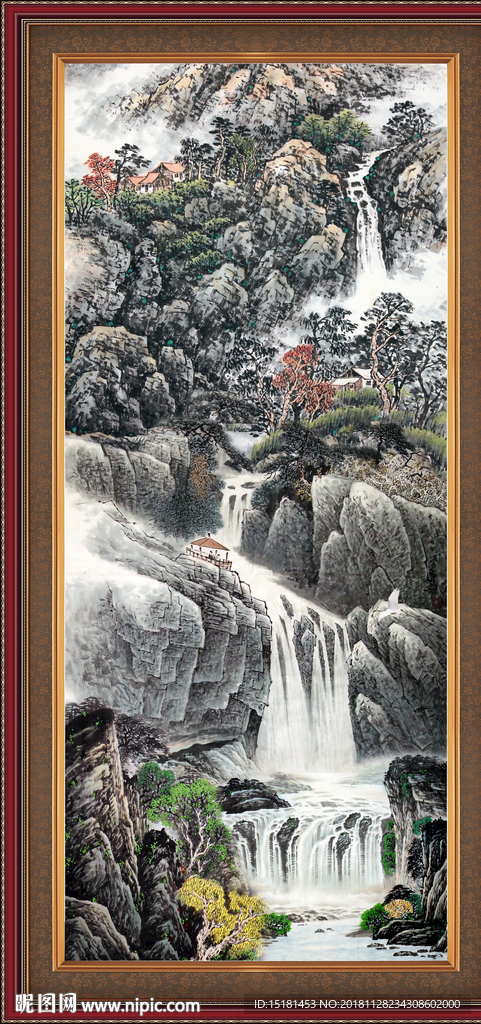 巨幅山水画