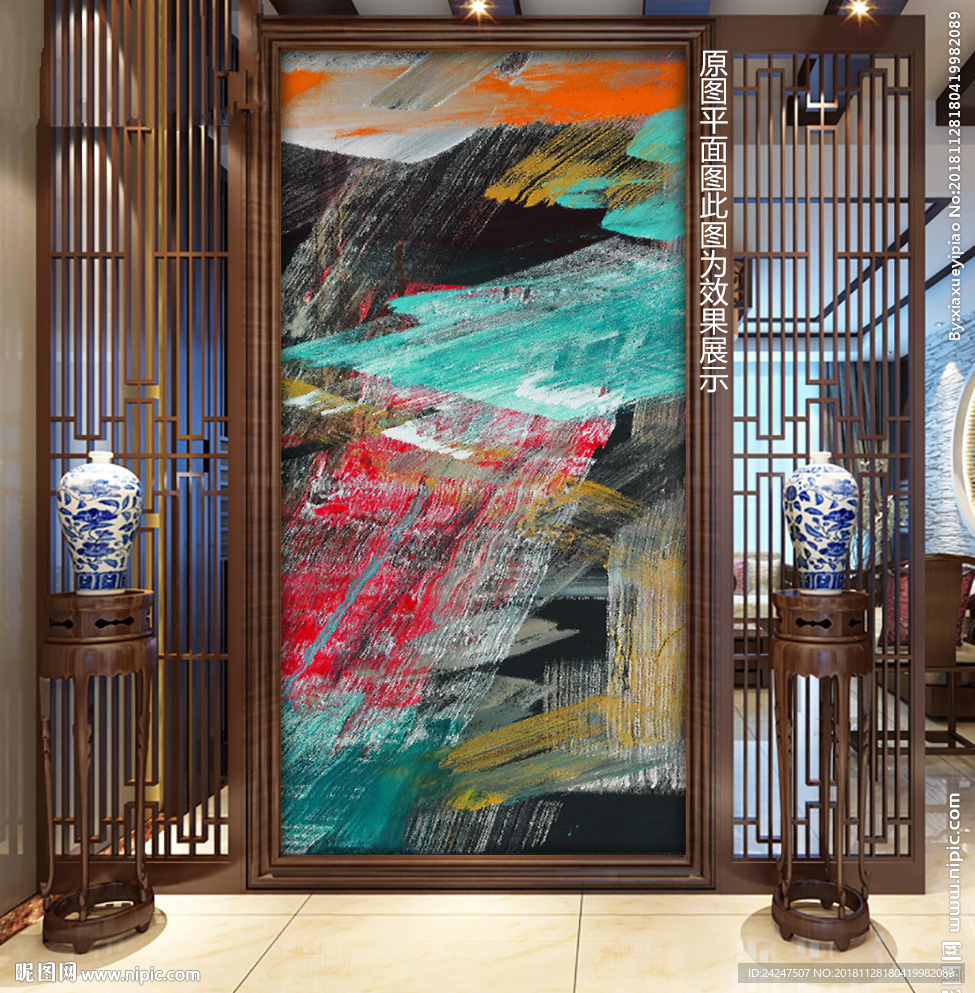 抽象油画