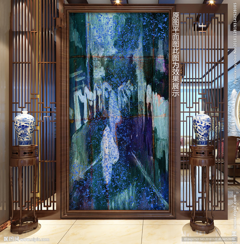 酒店抽象画
