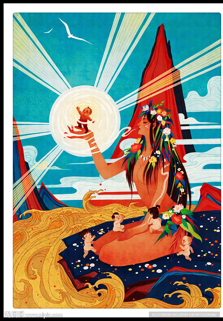 壁画设计图__传统文化_文化艺术_设计图库_昵图网nipic.com