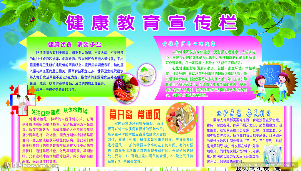 健康教育宣传栏