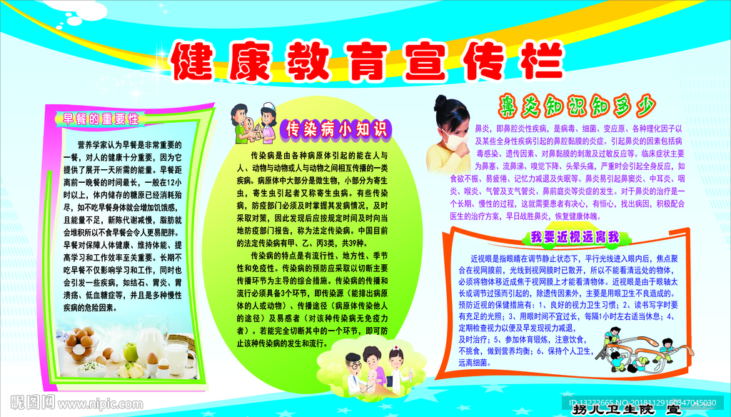 健康教育宣传栏