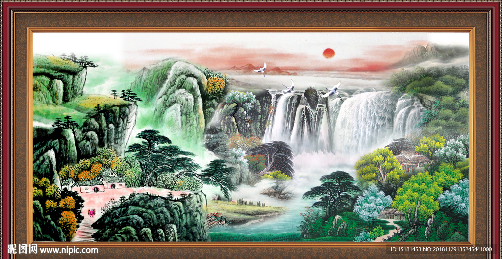 山水风景图