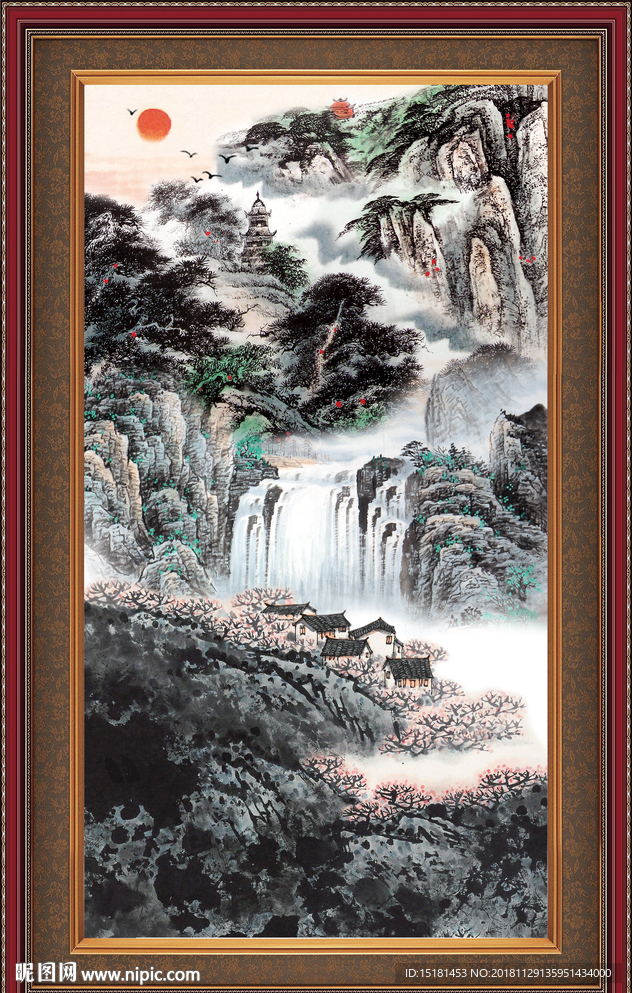山水风景图