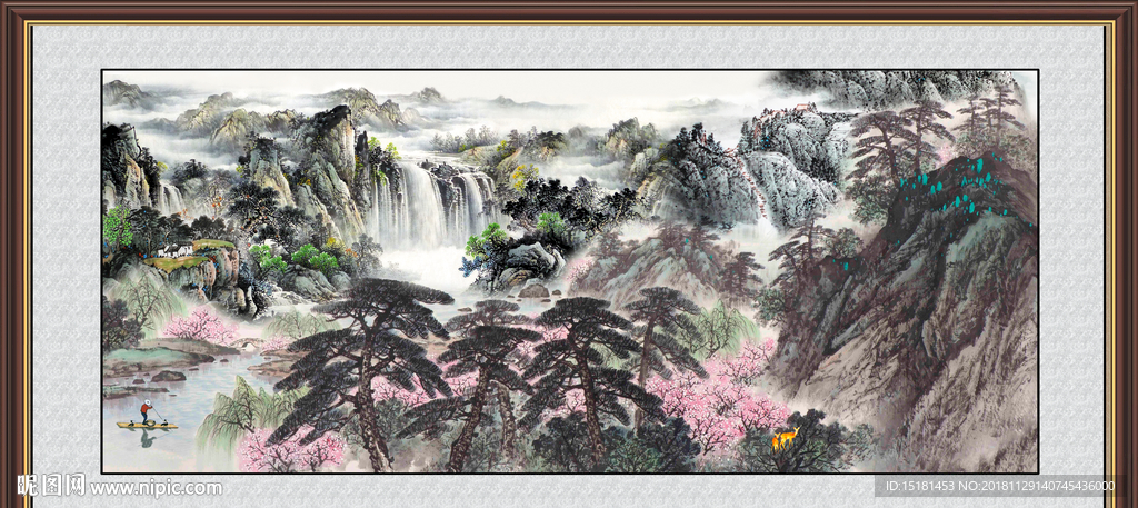 山水画 江山如此多娇 巨幅山水