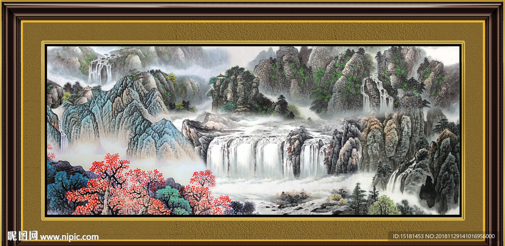 山水风景图