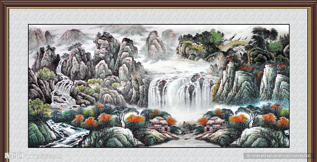 山水风景图
