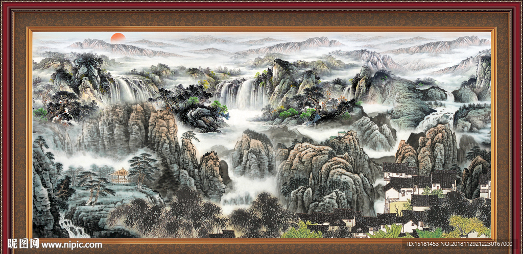 山水风景图