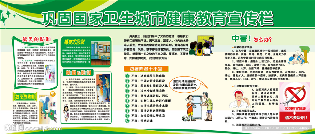 健康教育展板