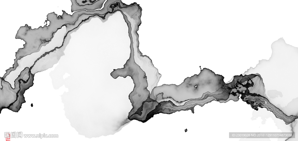 抽象水墨画