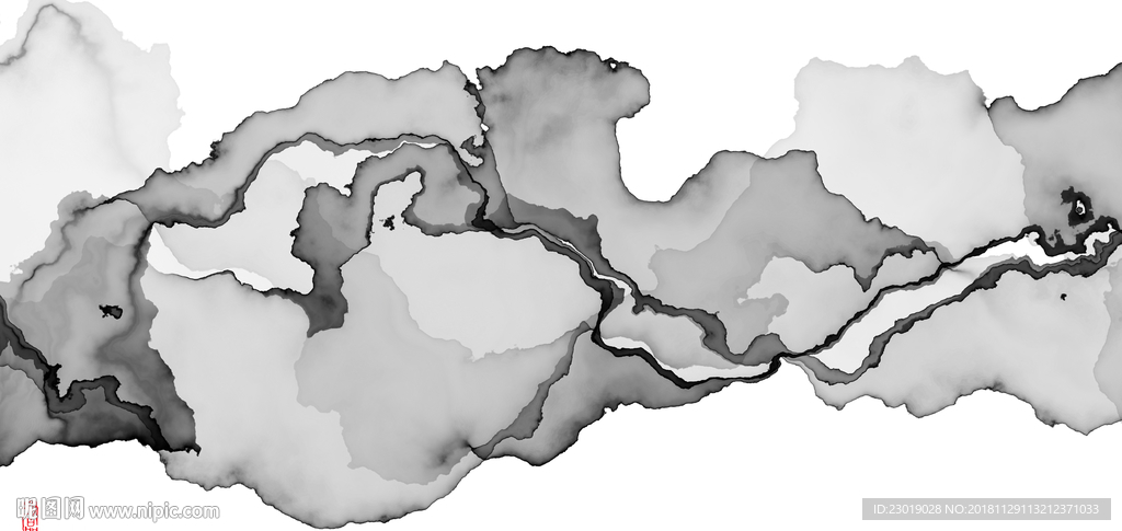 新中式 抽象装饰画 床头装饰画