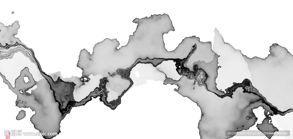 新中式 抽象装饰画 床头装饰画