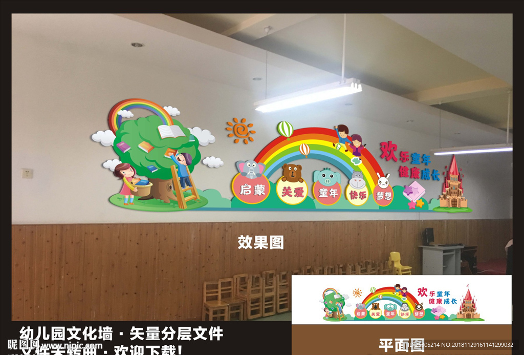幼儿园文化墙