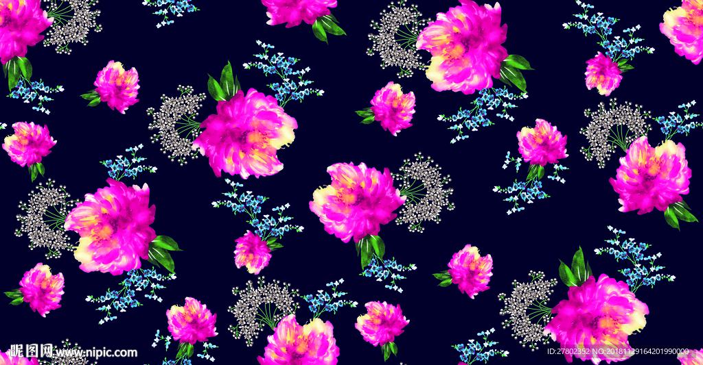 手绘花