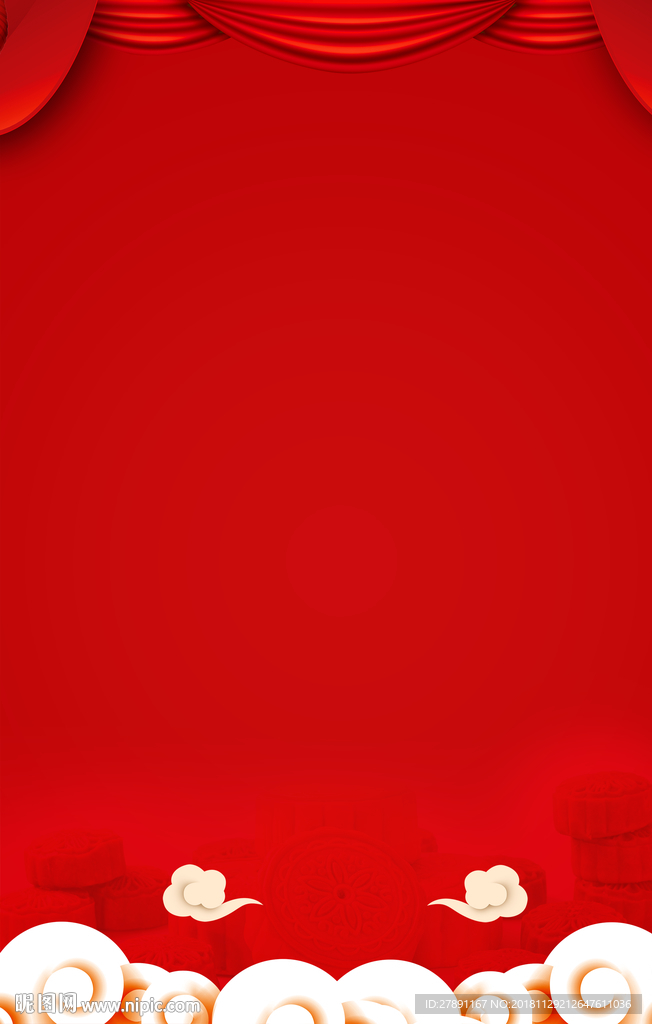 红色背景
